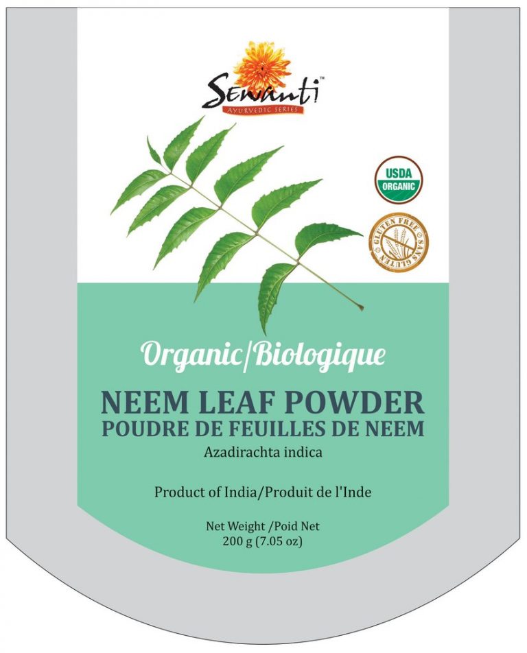 Organic Neem Leaf Powder 200g Raw Elements