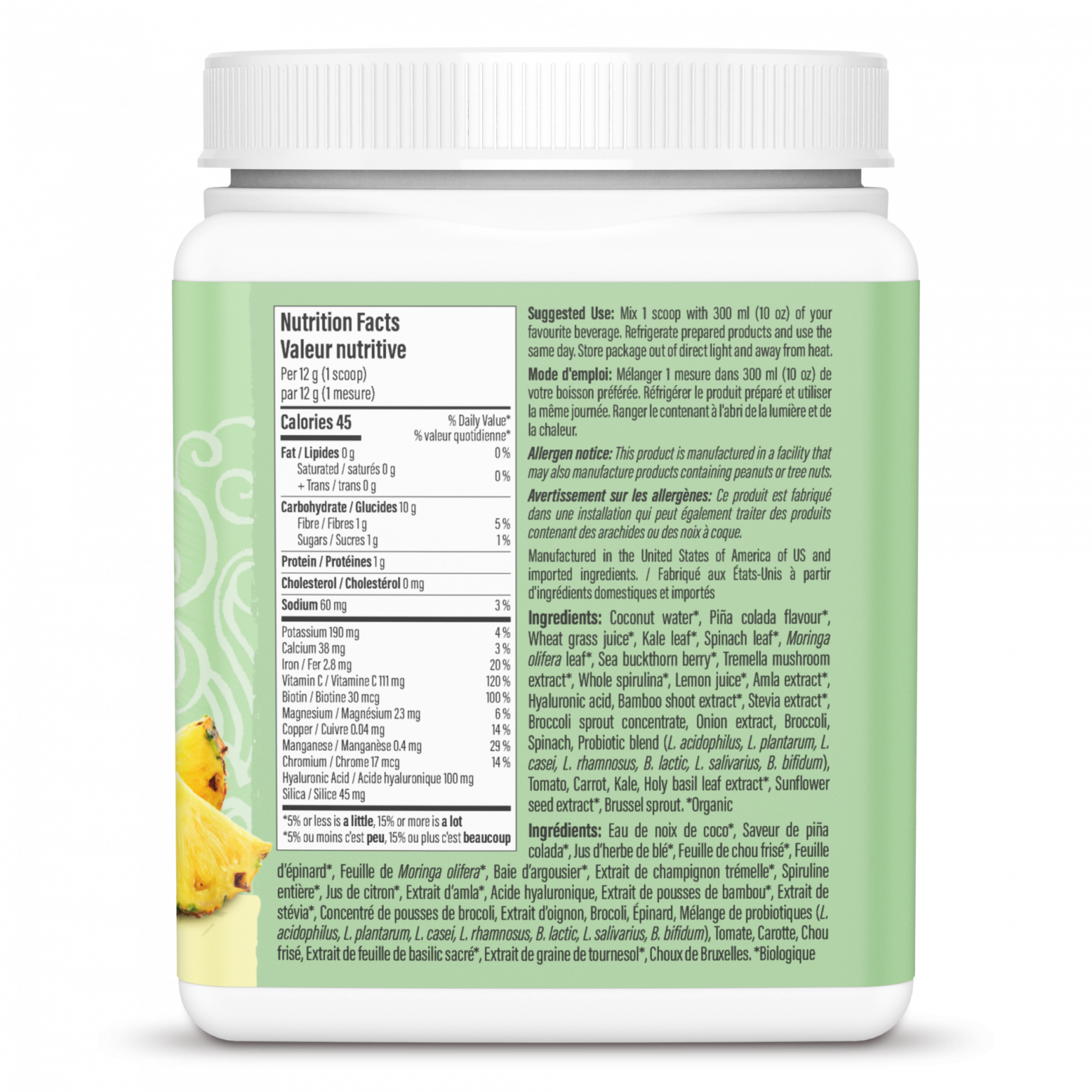 Beauty Greens Collagen Booster Supplements Raw Elements 