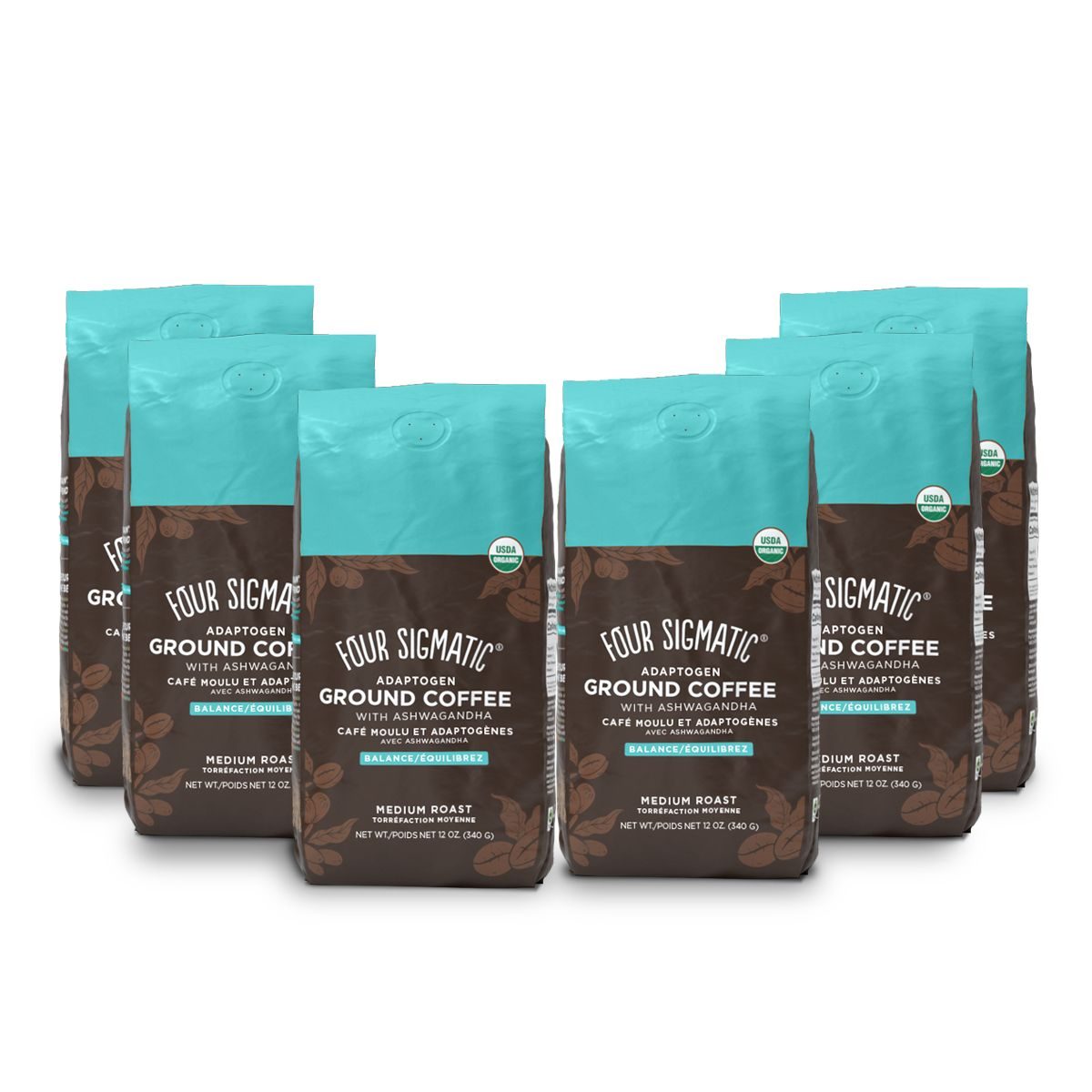 Adaptogen Ground Coffee 6-Pack Bundle