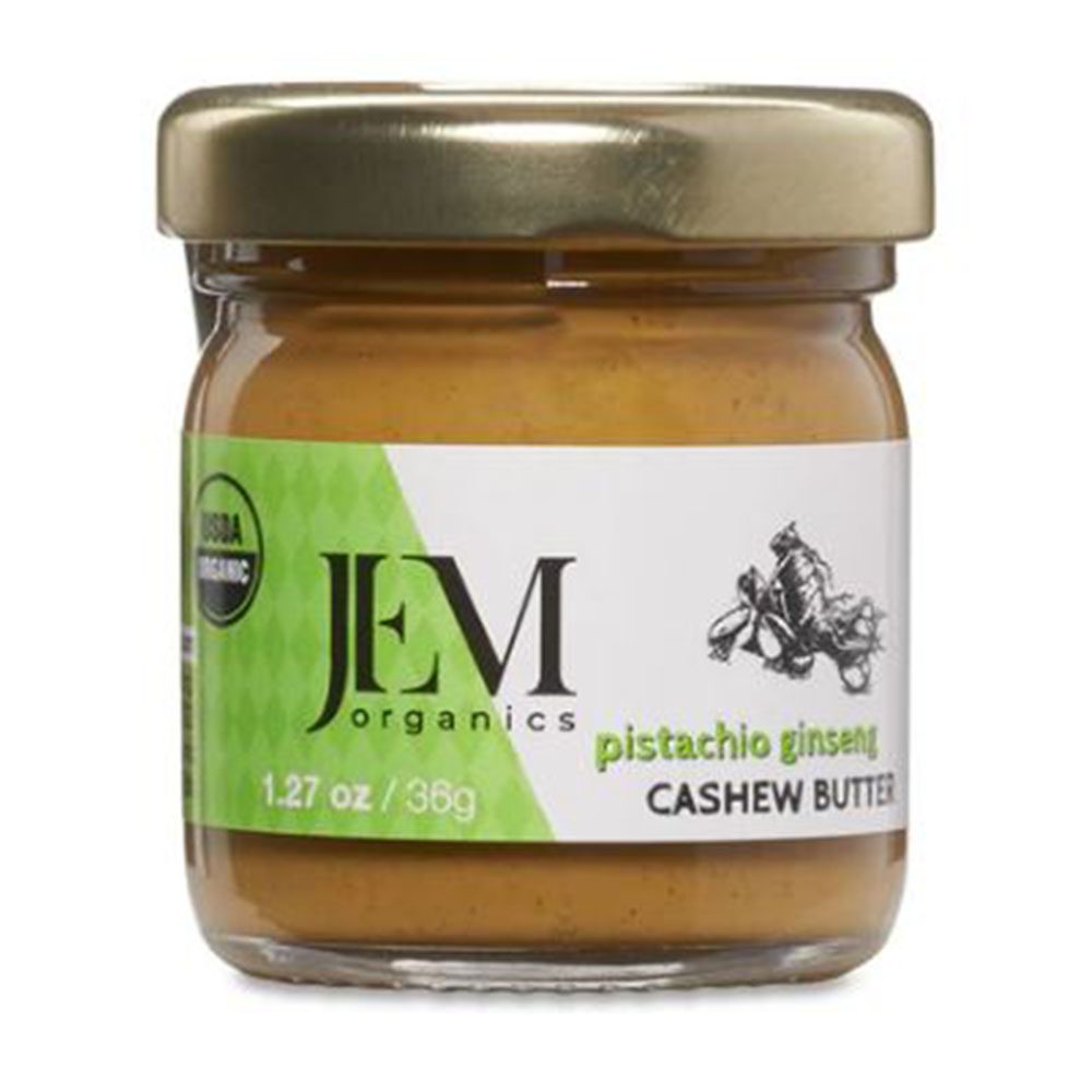 JEM Pistachio Ginseng Cashew Butter – 36g