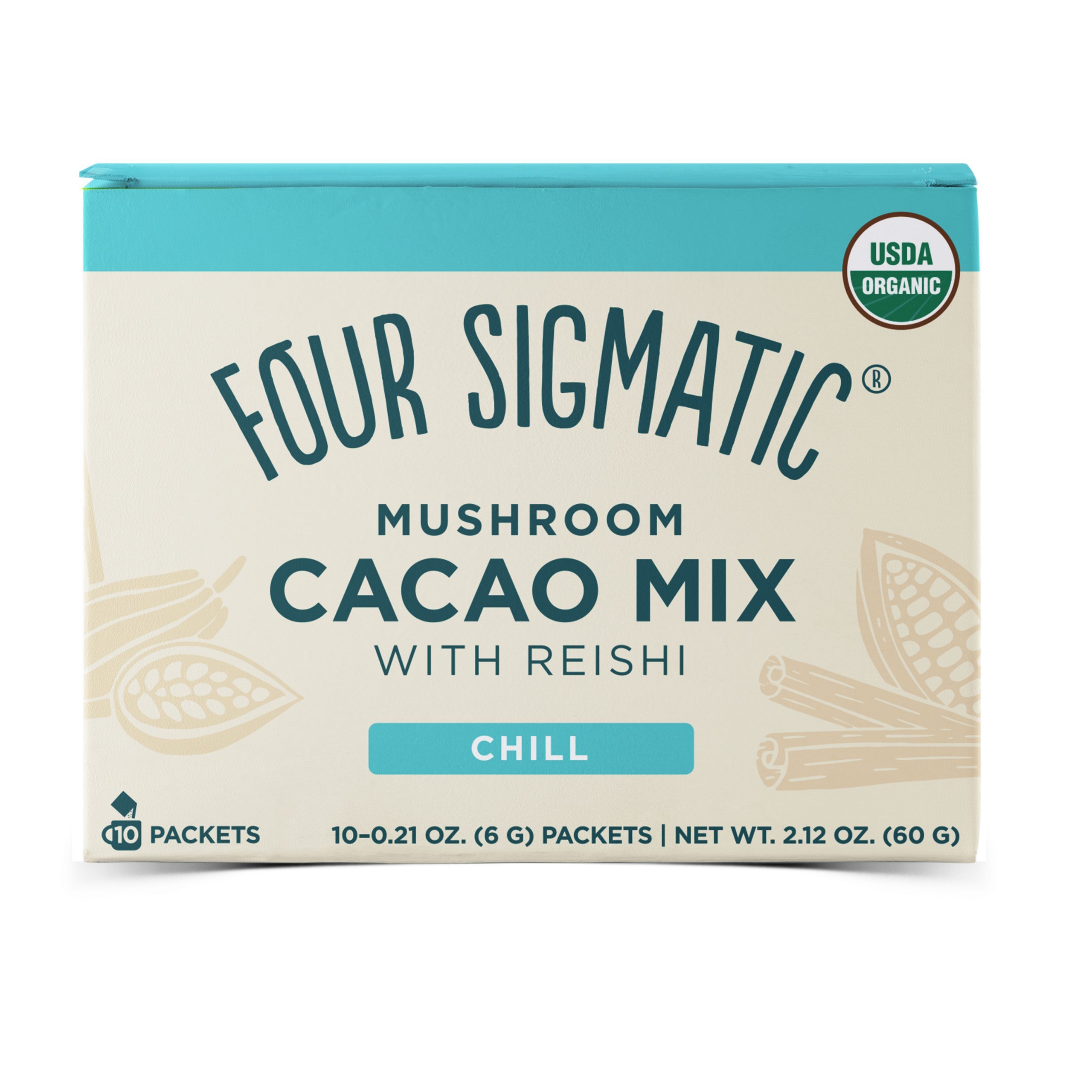Mushroom Cacao Mix with Reishi – 10 Sachets