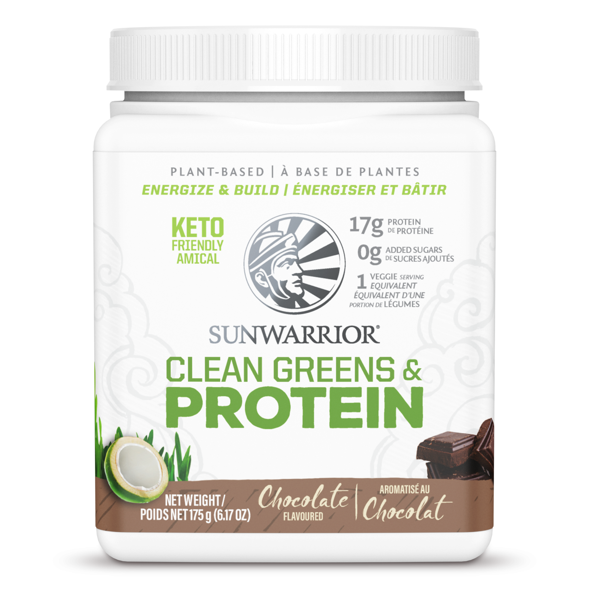 Clean Greens & Protein – Chocolate 175g