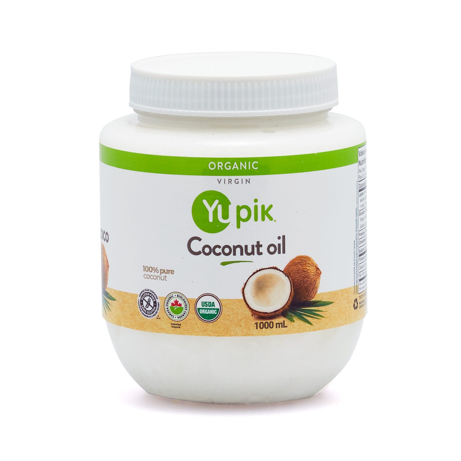 Yupik Organic Virgin Coconut Oil – 1000ml